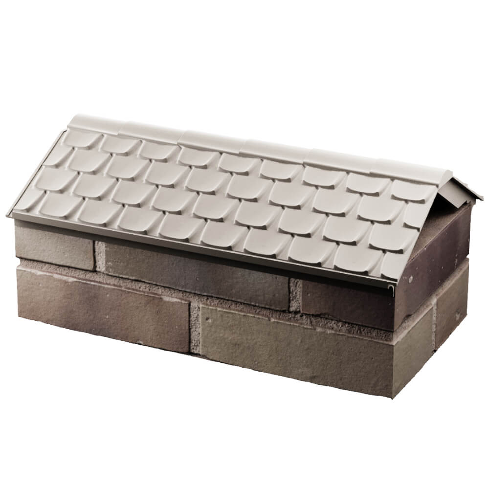 Парапет Zking Эльбрус Бежевый с посадкой на 1 кирпич (255мм) в Кызыле фото