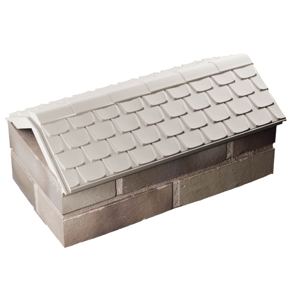 Парапет Zking Эльбрус Бежевый с посадкой на 1 кирпич (255мм) в Кызыле фото