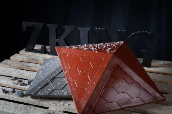 Колпак Zking Эверест Красный на столб 1.5х1.5 кирпича (390х390мм) в Кызыле фото