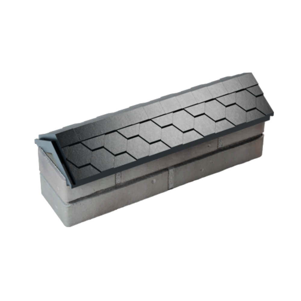 Парапет Zking Эверест Черный с посадкой на 0.5 кирпича (130мм) в Кызыле фото