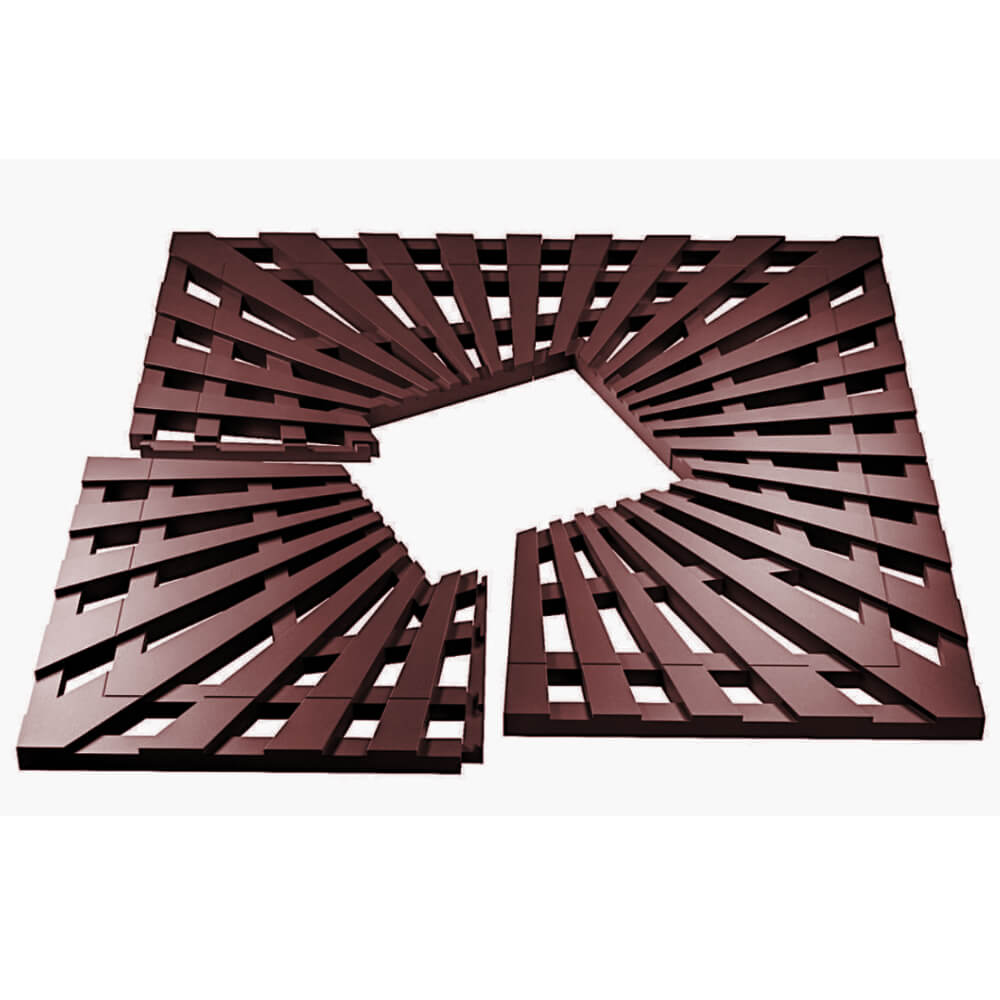 Приствольная решетка для дерева ZKING ATMOSPHERE 1.2х1.2м Коричневая в Кызыле фото