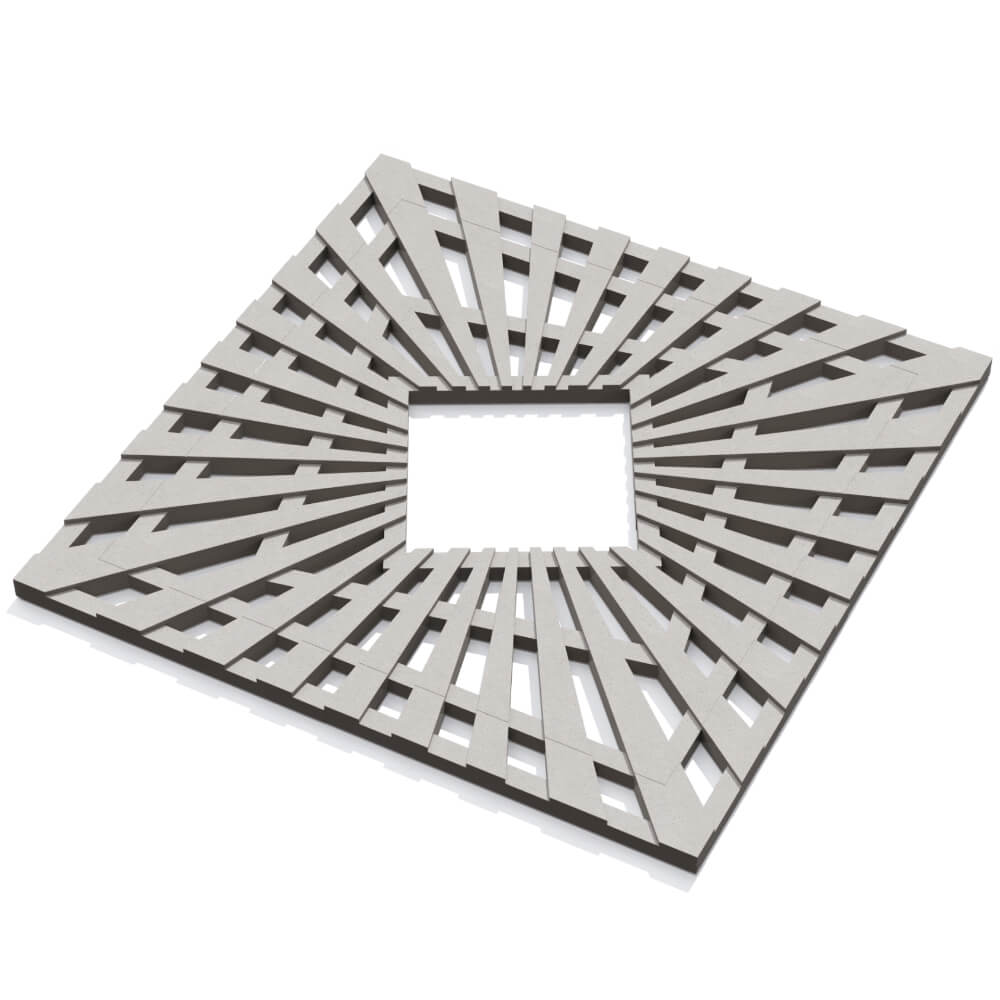 Приствольная решетка для дерева ZKING ATMOSPHERE 1.2х1.2м Бежевая в Кызыле фото