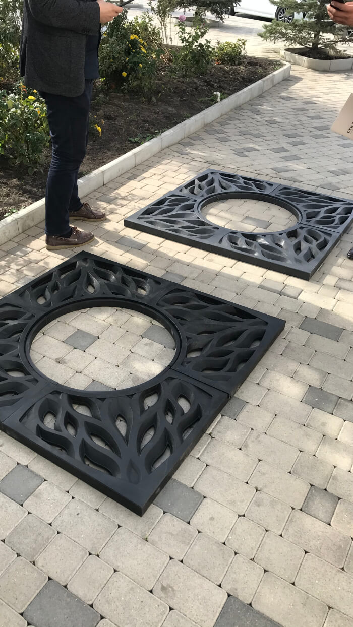 Приствольная решетка для дерева ZKING CRUST 1.2х1.2м Черная в Кызыле фото