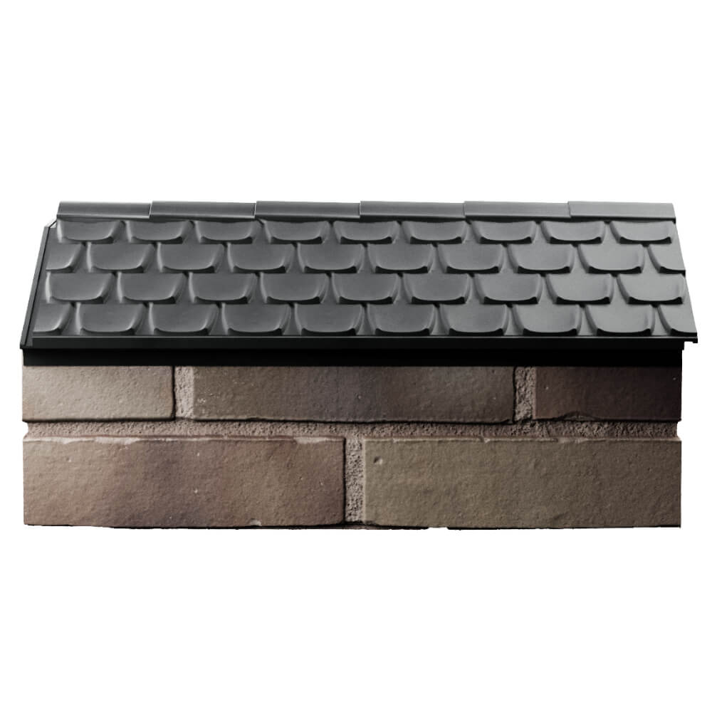 Парапет Zking Эльбрус Серый с посадкой на 1 кирпич (255мм) в Кызыле фото
