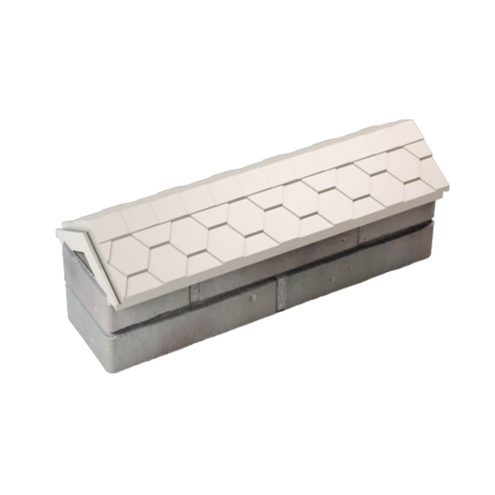 Парапет Zking Эверест Бежевый с посадкой на 0.5 кирпича (130мм) в Кызыле фото