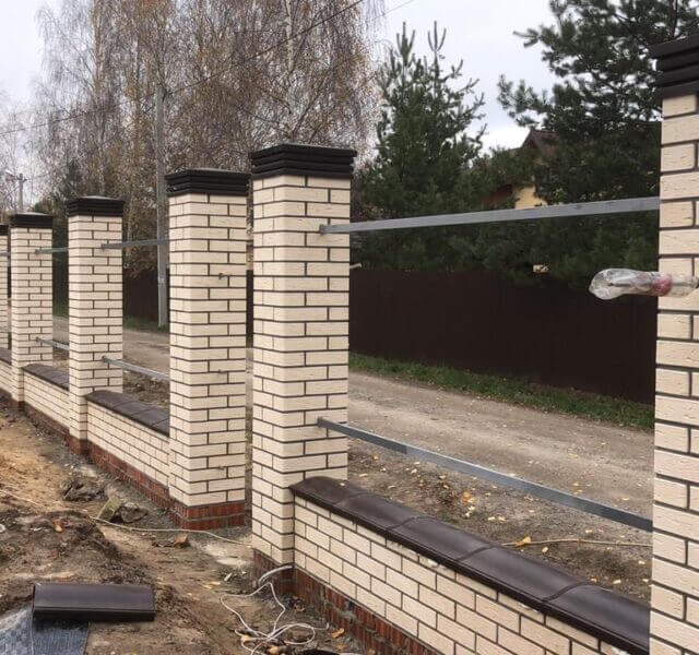 Колпак Zking Бона ХайТек Коричневый на столб 1.5х1.5 кирпича (385х385мм) в Кызыле фото