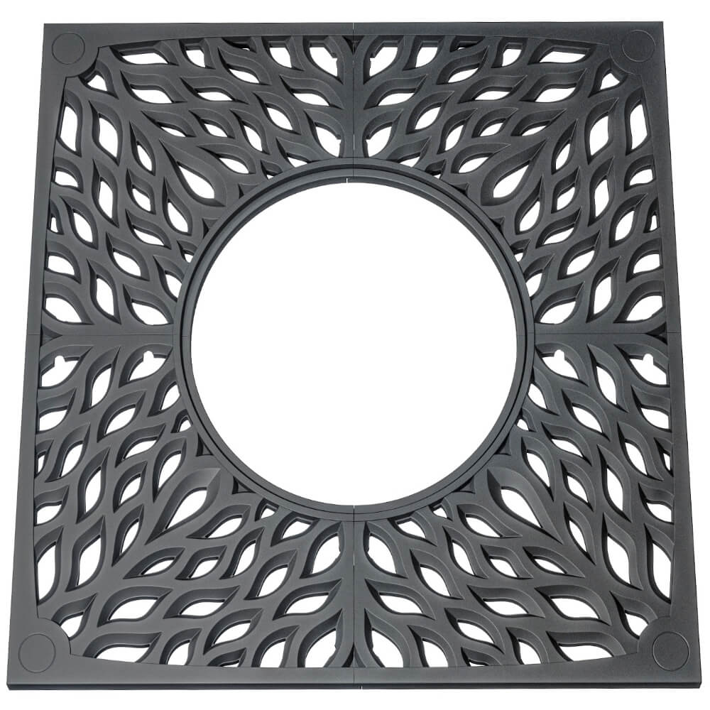 Приствольная решетка для дерева ZKING CRUST 2х2м Черная Кызыл фото