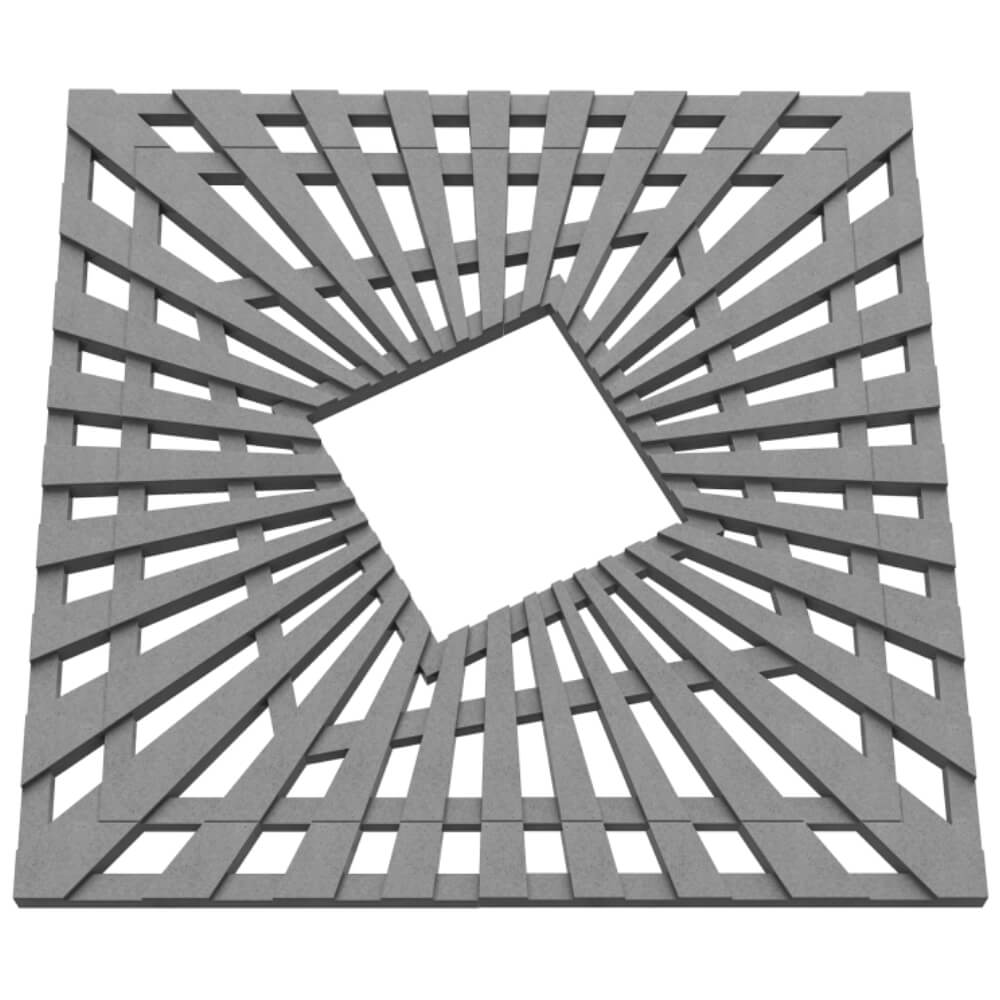 Приствольная решетка для дерева ZKING ATMOSPHERE 1.2х1.2м Серая в Кызыле фото