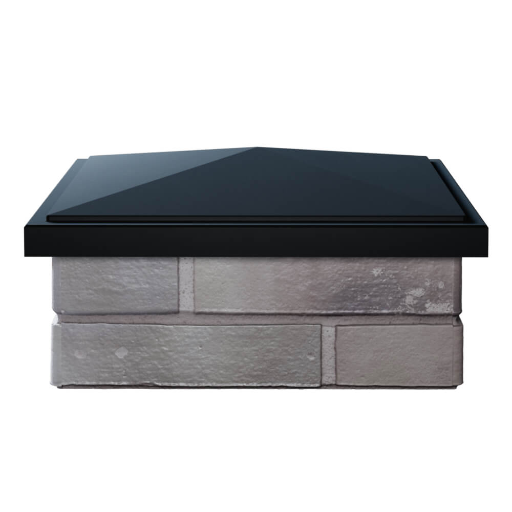 Колпак Zking БонаМоно Черный на столб 1.5х1.5 кирпича (385х385, 400х400мм) Кызыл фото