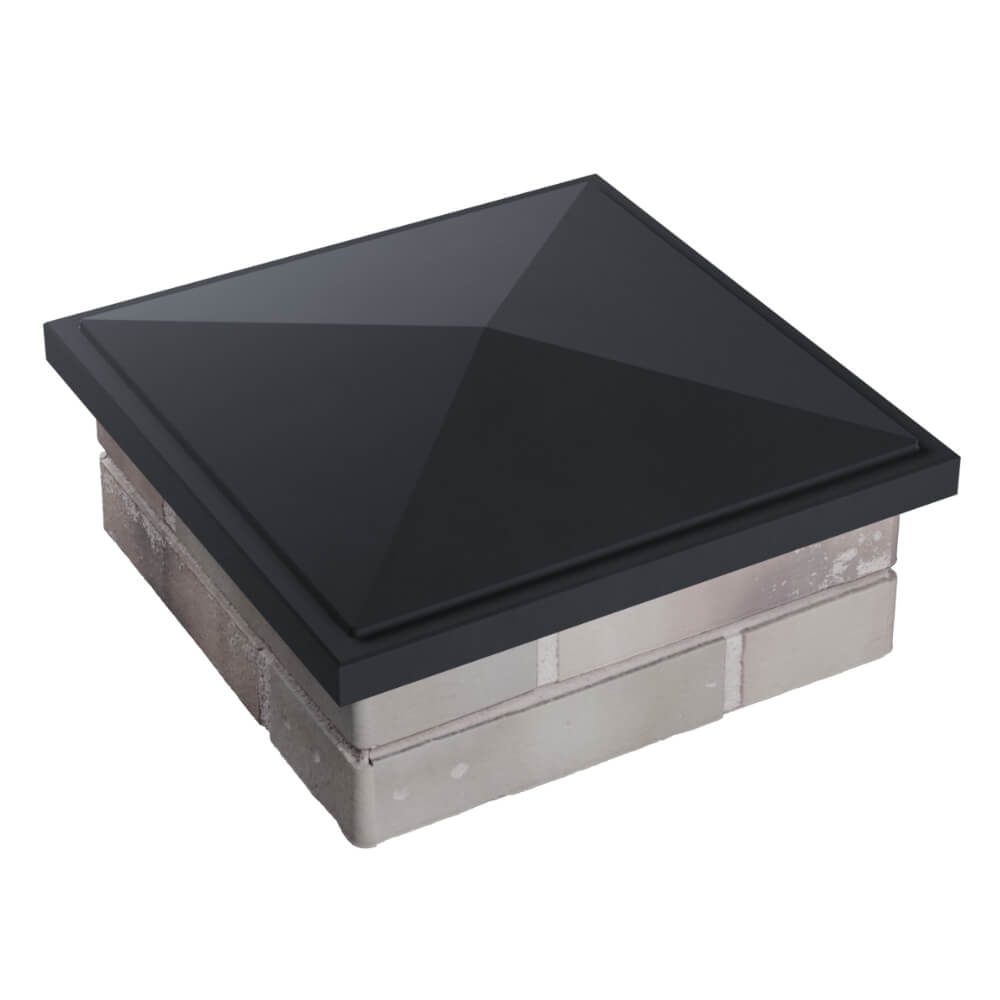 Колпак Zking БонаМоно Серый на столб 1.5х1.5 кирпича (385х385, 400х400мм) в Кызыле фото