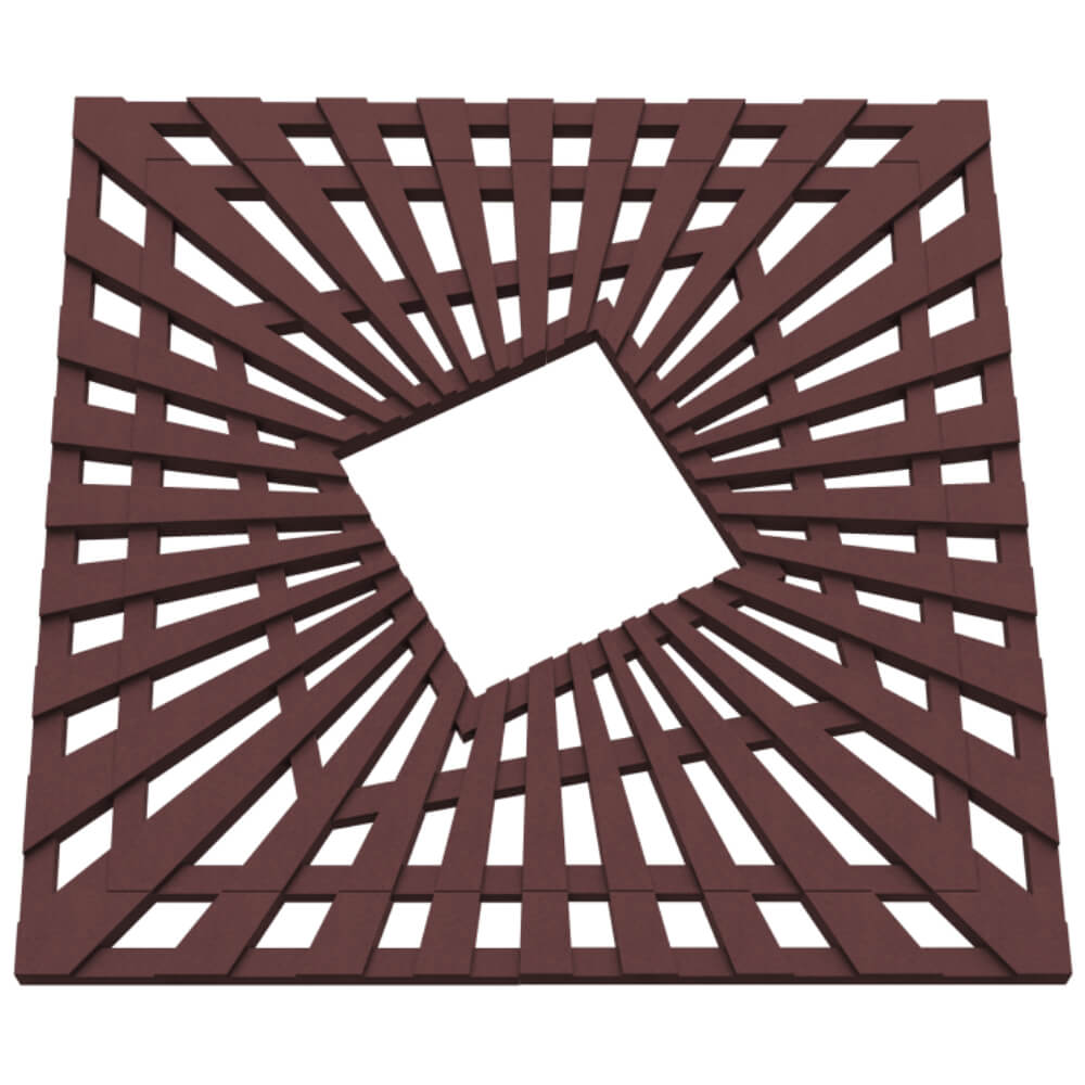 Приствольная решетка для дерева ZKING ATMOSPHERE 1.2х1.2м Коричневая в Кызыле фото