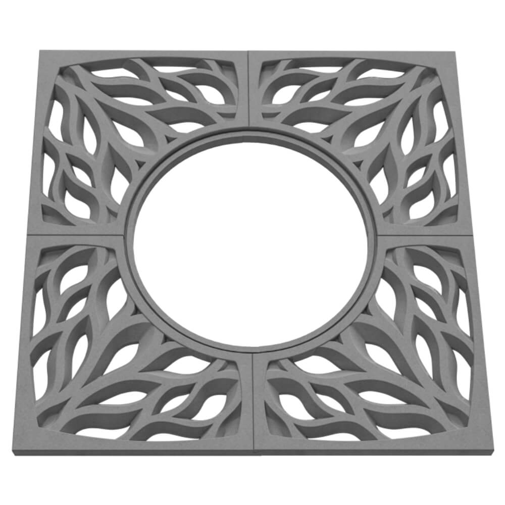 Приствольная решетка для дерева ZKING CRUST 1.2х1.2м Серая в Кызыле фото