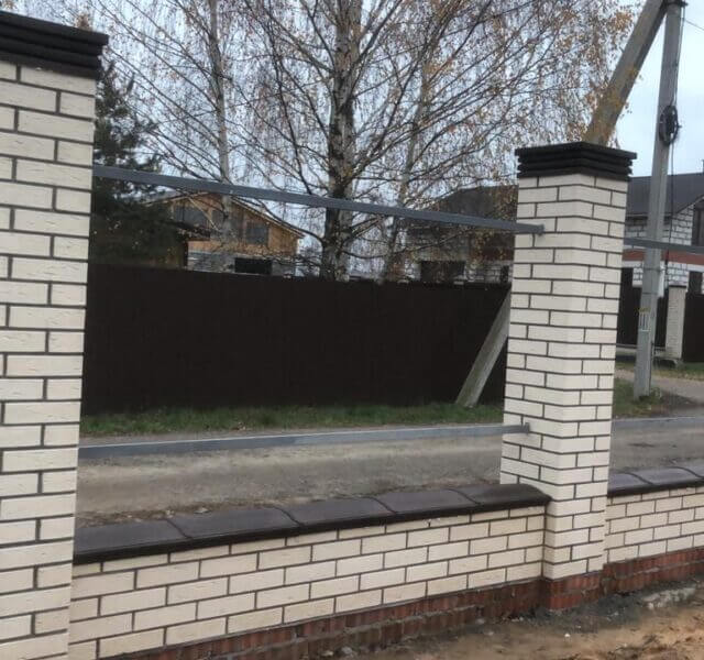 Колпак Zking Бона ХайТек Коричневый на столб 1.5х1.5 кирпича (385х385мм) в Кызыле фото