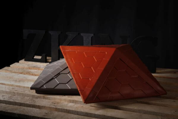 Колпак Zking Эверест Красный на столб 1.5х1.5 кирпича (390х390мм) в Кызыле фото