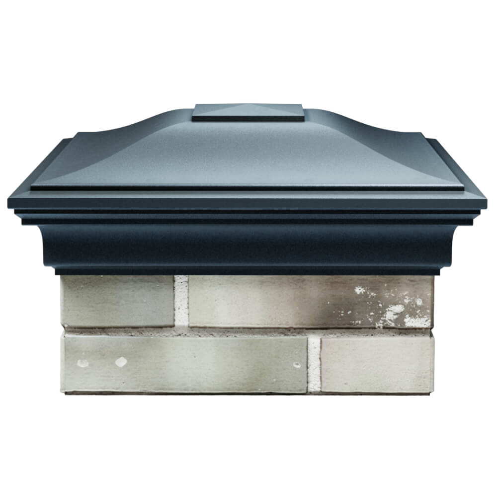 Колпак Zking Монблан Серый на столб 1.5х1.5 кирпича (385х385мм) Кызыл фото