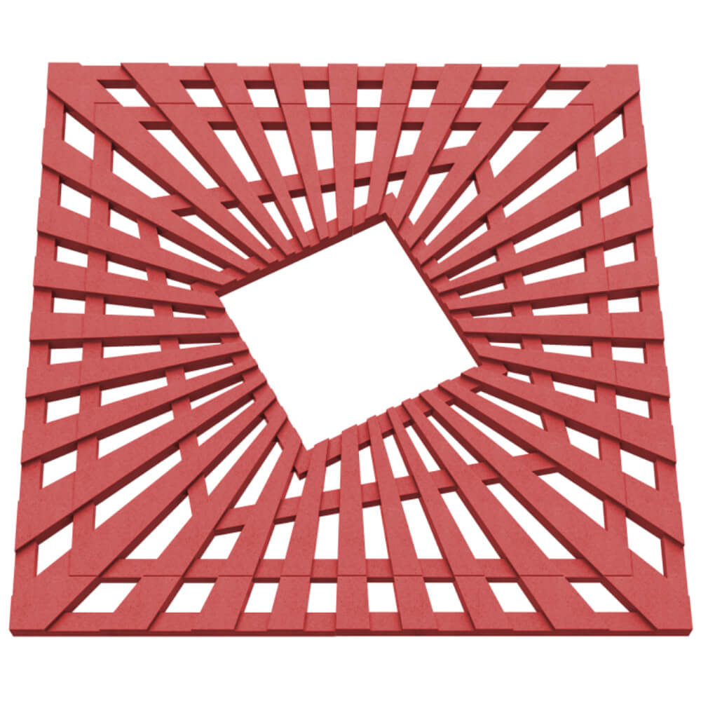 Приствольная решетка для дерева ZKING ATMOSPHERE 1.2х1.2м Красная в Кызыле фото