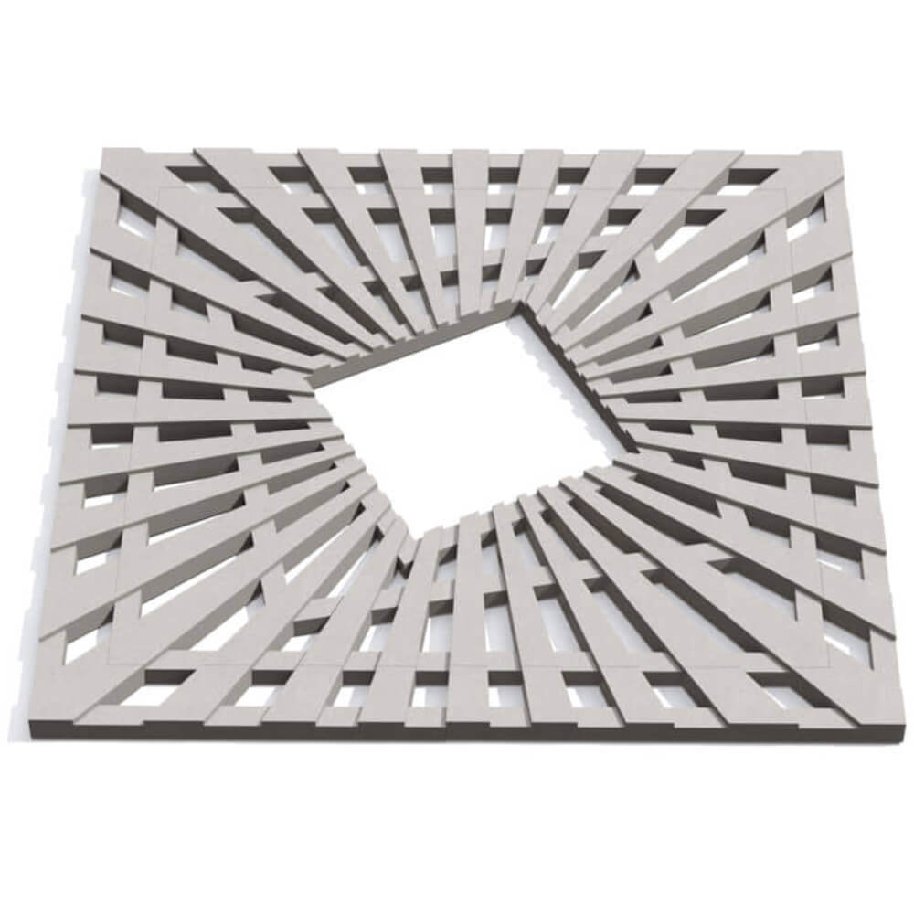 Приствольная решетка для дерева ZKING ATMOSPHERE 1.2х1.2м Бежевая Кызыл фото