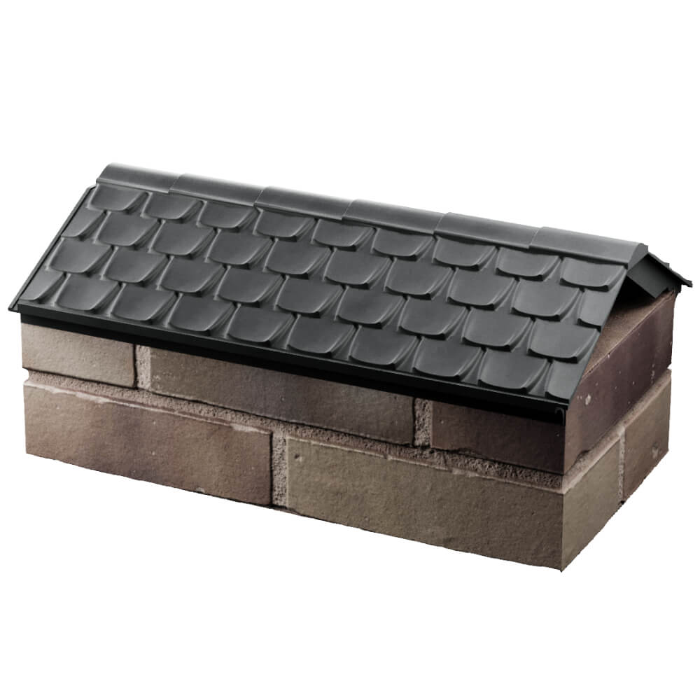 Парапет Zking Эльбрус Серый с посадкой на 1 кирпич (255мм) в Кызыле фото