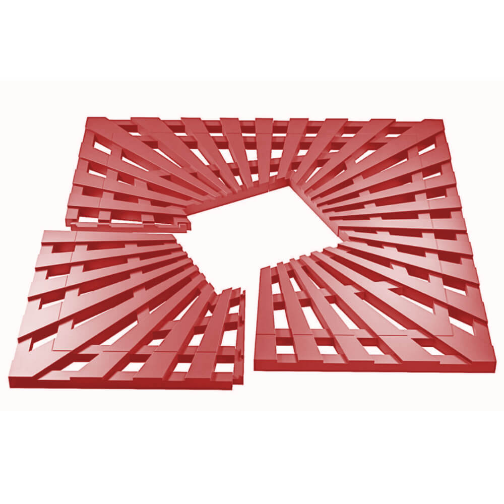 Приствольная решетка для дерева ZKING ATMOSPHERE 1.2х1.2м Красная в Кызыле фото