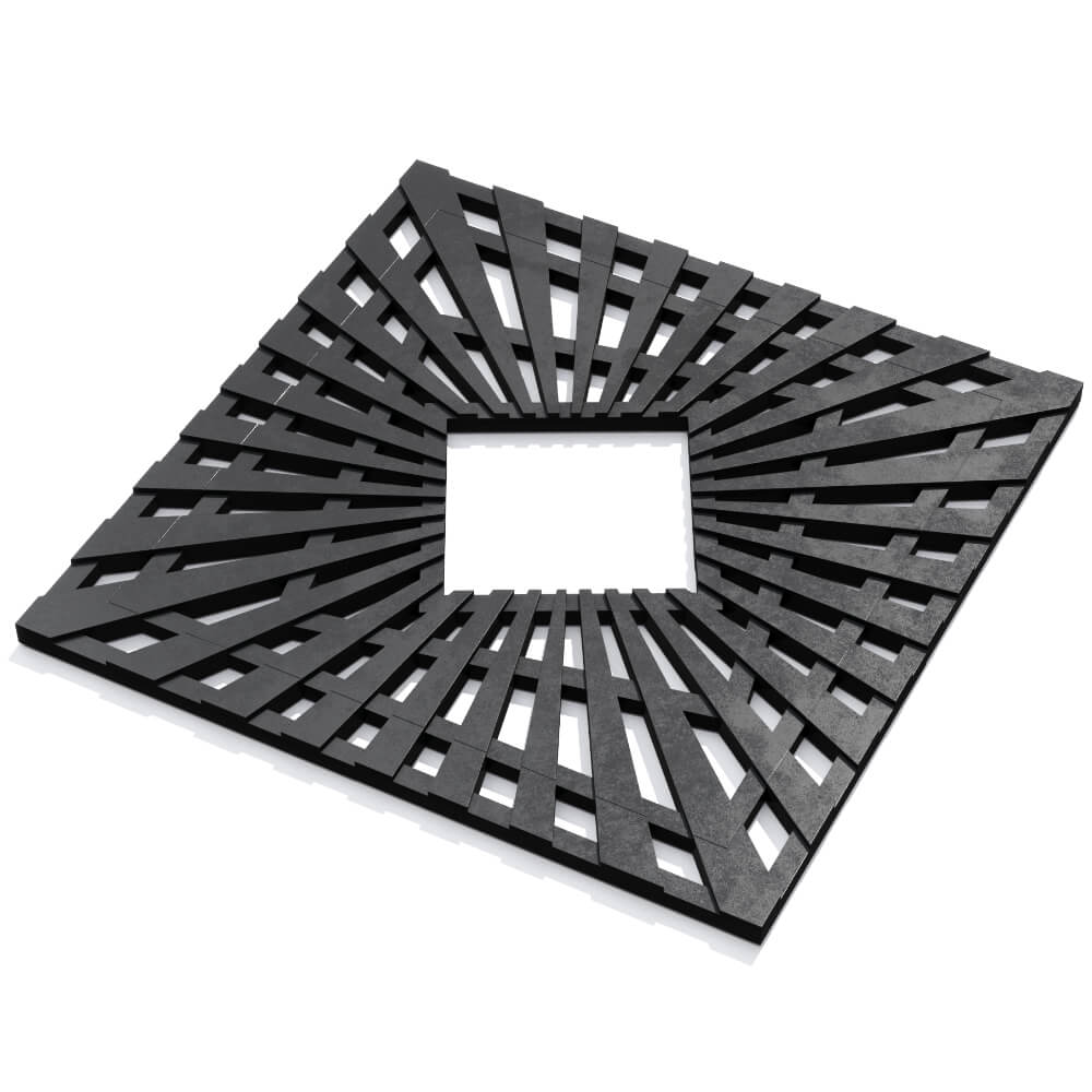 Приствольная решетка для дерева ZKING ATMOSPHERE 1.2х1.2м Черная в Кызыле фото