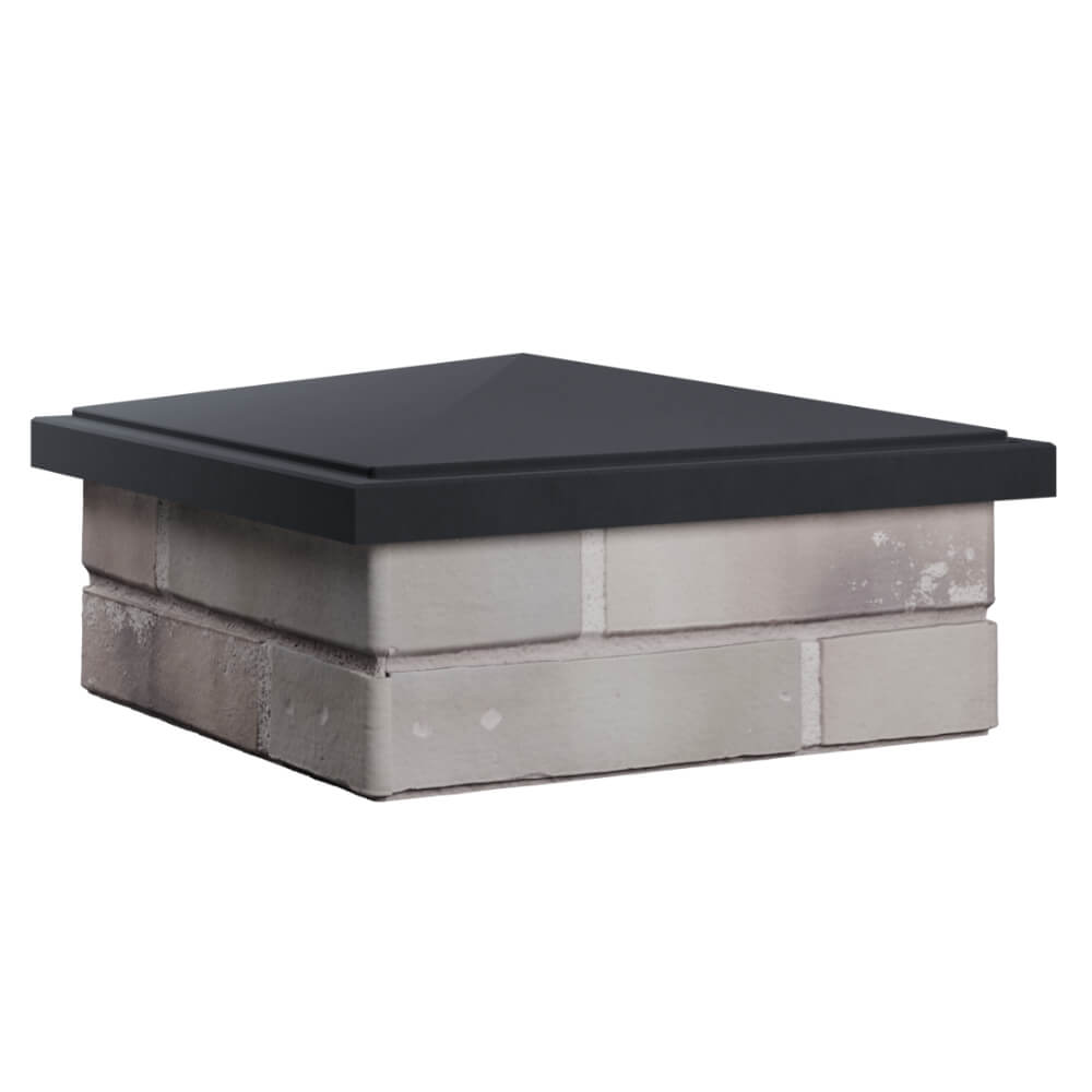 Колпак Zking БонаМоно Серый на столб 1.5х1.5 кирпича (385х385, 400х400мм) в Кызыле фото