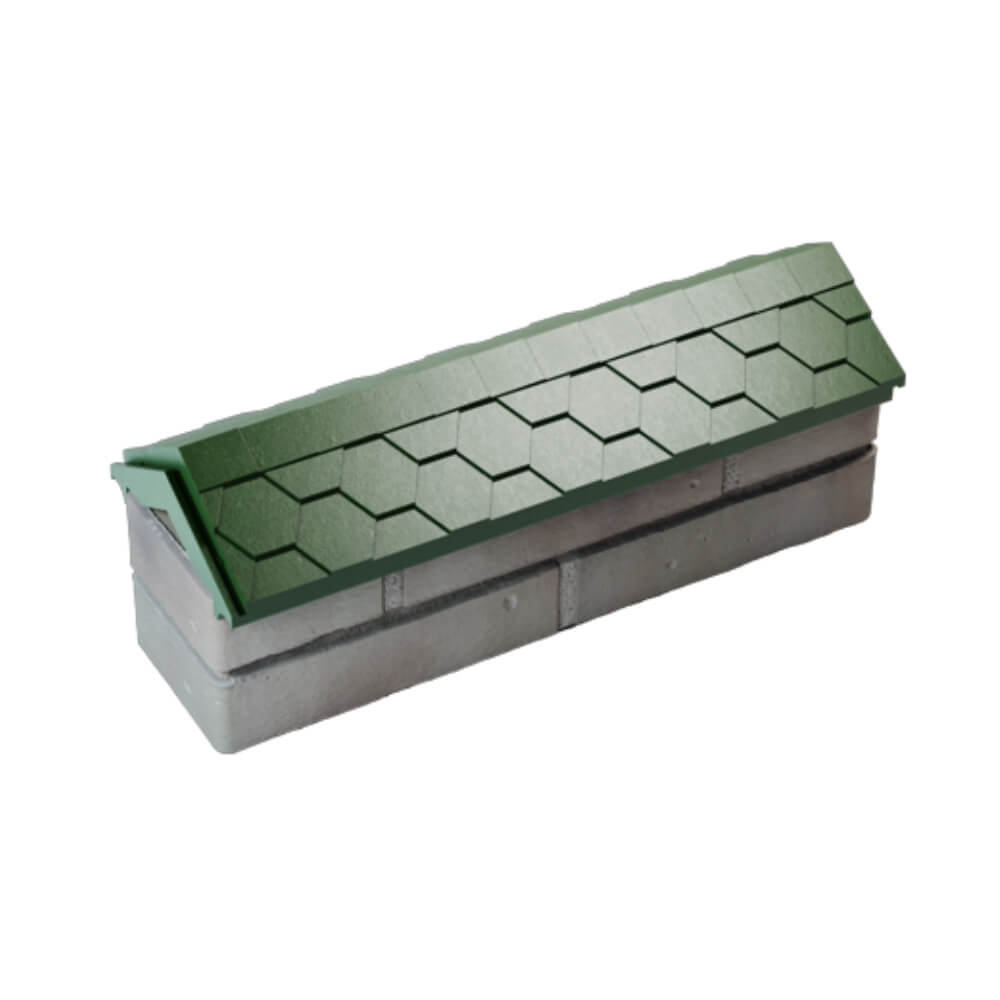 Парапет Zking Эверест Зеленый с посадкой на 0.5 кирпича (130мм) в Кызыле фото