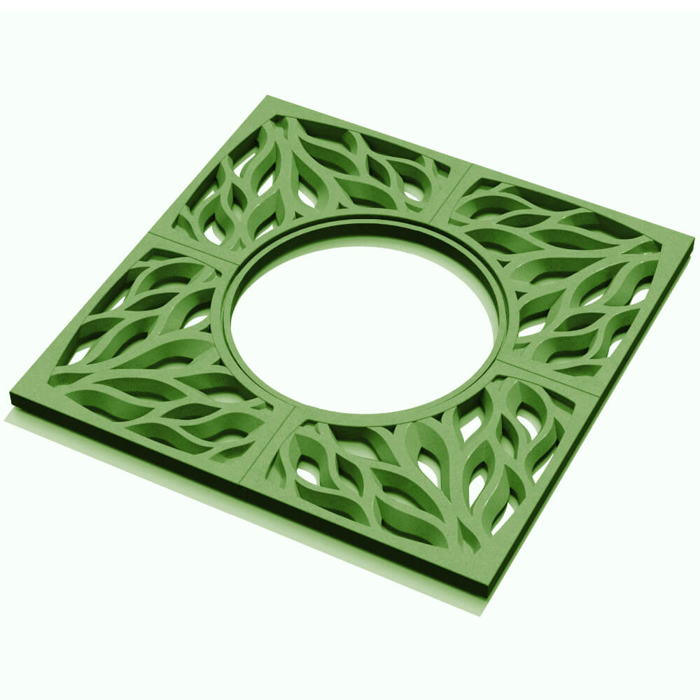 Приствольная решетка для дерева ZKING CRUST 1.2х1.2м Зеленая в Кызыле фото