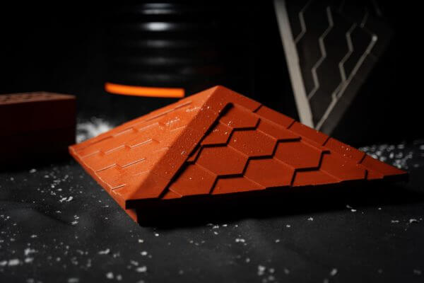 Колпак Zking Эверест Красный на столб 1.5х1.5 кирпича (390х390мм) в Кызыле фото