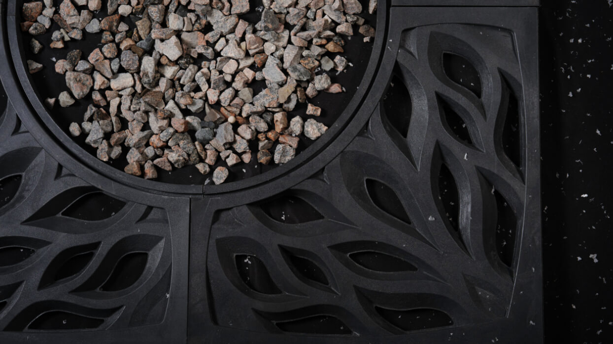 Приствольная решетка для дерева ZKING CRUST 1.2х1.2м Черная в Кызыле фото