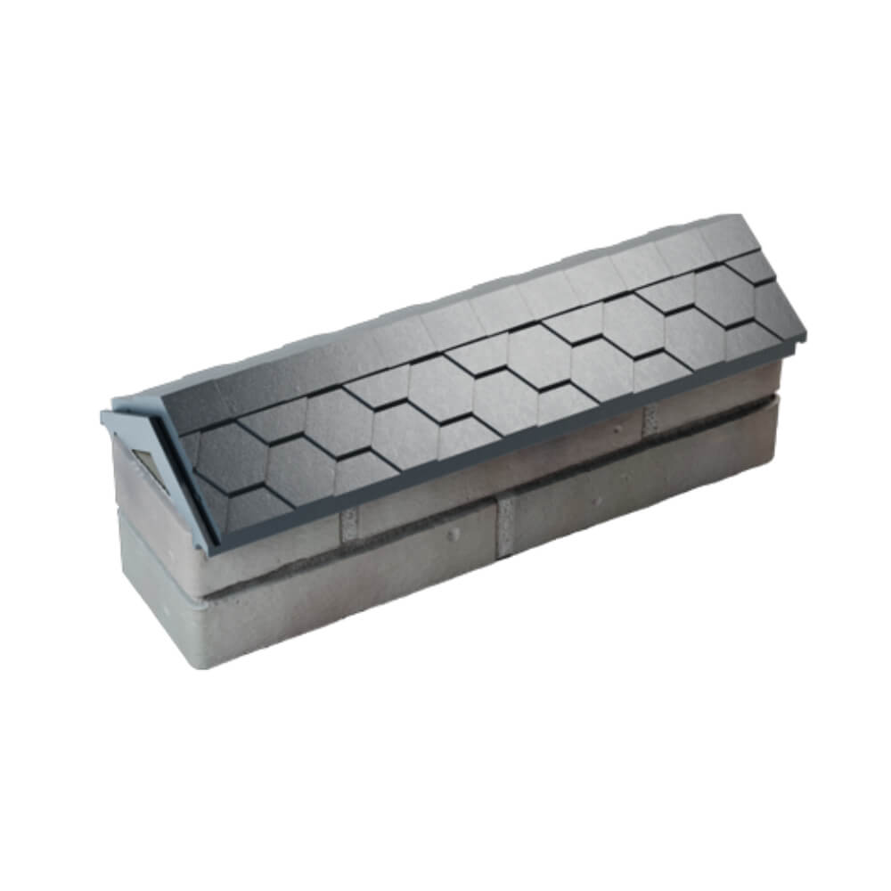 Парапет Zking Эверест Серый с посадкой на 0.5 кирпича (130мм) в Кызыле фото