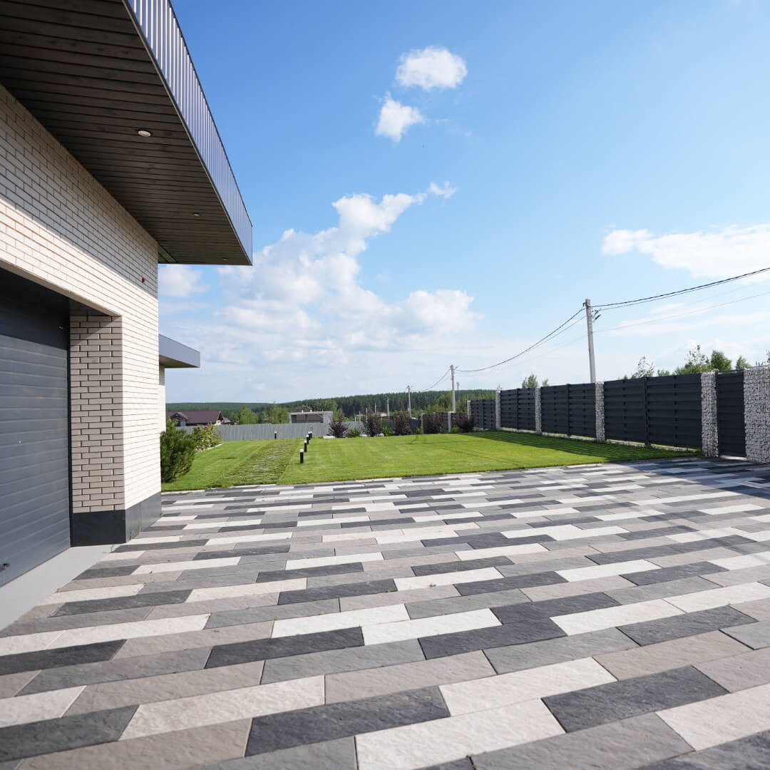 Шаговая плита STONE Черный Сланец 990х330х55мм в Кызыле фото